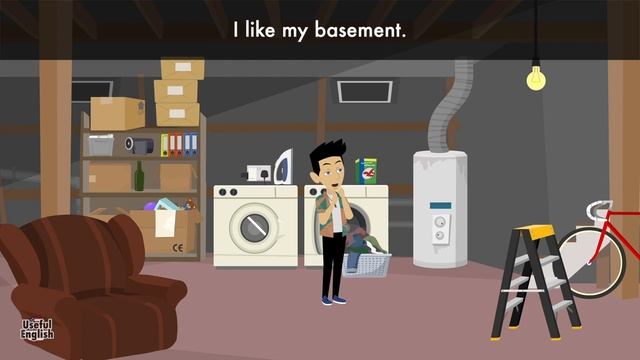 Useful English Cartoons:  My Basement + Subtitles