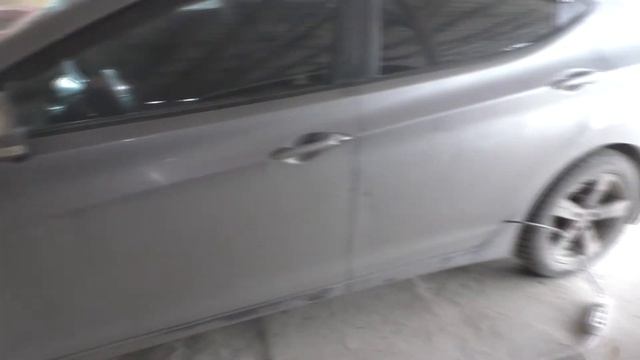 Новогоднее Поздравление и Предновогодняя химчистка Hyundai Elantra.