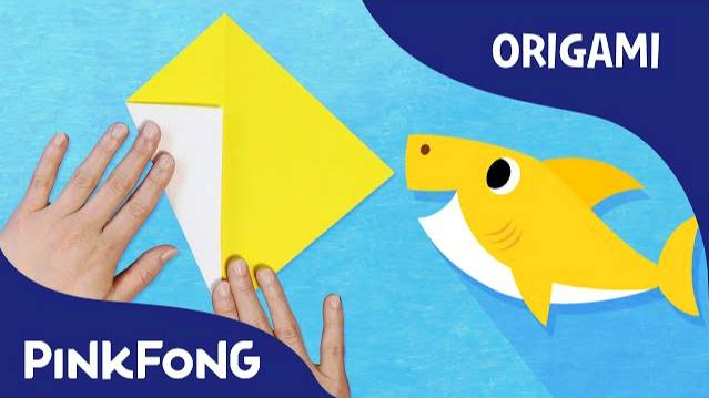 Baby Shark | Animal Song With Origami | PINKFONG Origami | PINKFONG Songs For Children