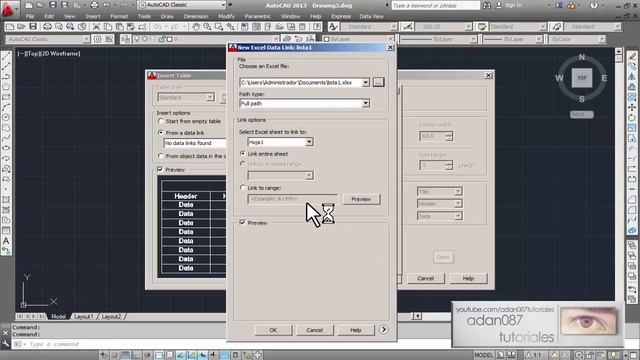 Autocad importar una tabla de excel a autocad смотреть онлайн