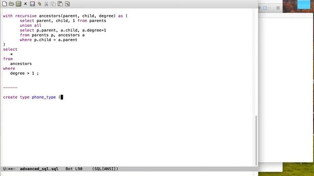 Database Systems, Advanced SQL Features смотреть онлайн