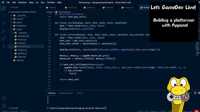 Pygame Gamedev - Making a Platformer Live! смотреть онлайн