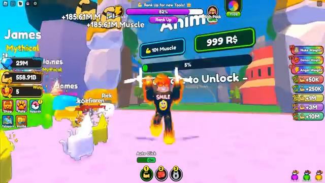 БЫСТРЫЙ СПОСОБ СТАТЬ САМЫМ СИЛЬНЫМ КАЧКОМ В РОБЛОКС! Roblox смотреть онлайн