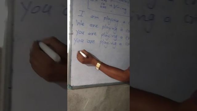 continuous Present tense. I am playing a cricket. ??? смотреть онлайн