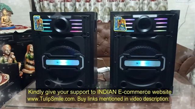 Zebronics Zeb 300 DJ speaker karaoke compatible MOB 9650722798 www TulipSmile com смотреть онлайн