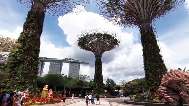 Сингапур / Остров Сентоза / Залив Марина Бэй / Аэропорт Чанги /Деревья Аватара смотреть онлайн