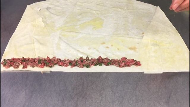 Турецкие манты из юфки в духовке. Yufka mantısı. смотреть онлайн