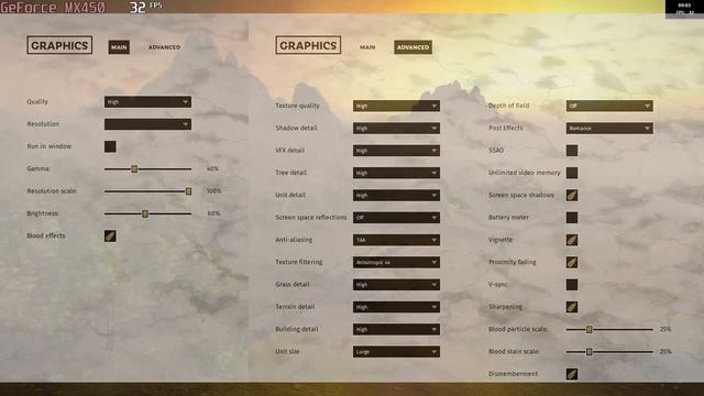 ? NVIDIA GeForce MX450 (GDDR6, 25W) - Total War: THREE KINGDOMS gameplay benchmarks (1080p) смотреть онлайн