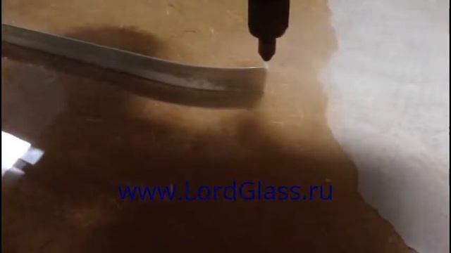 Стекло на гидрорезке (гидрорезка стекла) www.LordGlass.ru смотреть онлайн