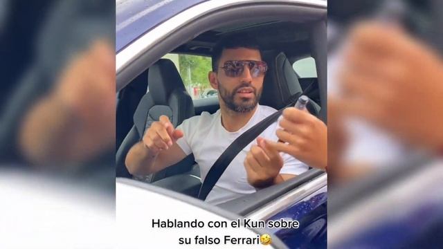 KUN AGÜERO aclara la foto de la Ferrari SF90 Stradale Roja en Barcelona смотреть онлайн