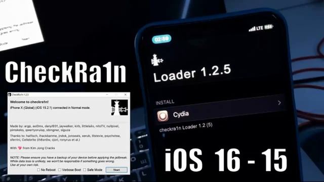 Jailbreak IOS 16.3.1 With Cydia - CheckRa1n JB Tool