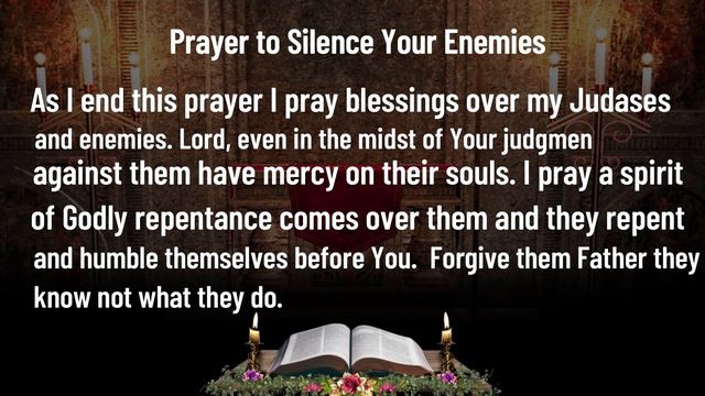 🤫 SILENCE YOUR ENEMIES AND SHUT THEIR MOUTHS: PRAYER AGAINST EVIL TONGUES. STOP THE LIES смотреть онлайн