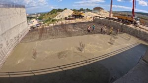 Строим новый Крым 2023. Таймлапс на GoPro11. Ж.Б.Плита 700м3.