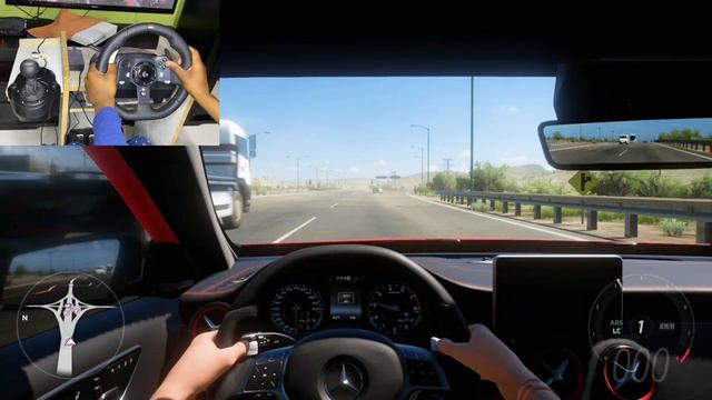 600+BHP Mercedes-Benz A45 -Forza horizon 5 | Logitech g290 gameplay смотреть онлайн