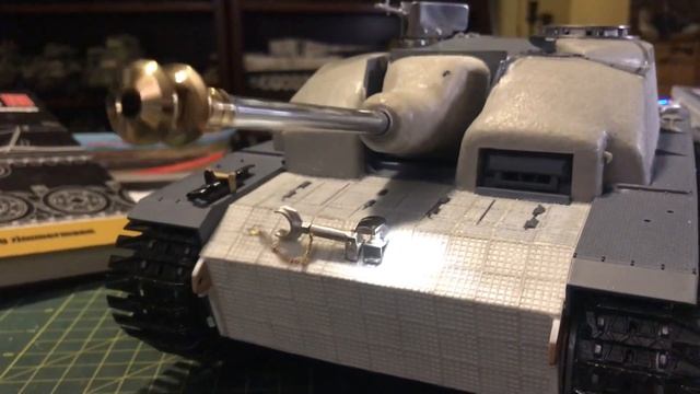 1/16 RC Sturmgeschütz III G Late - Alkett 1944 - Weapons system testing смотреть онлайн