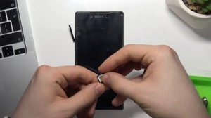 SONY Xperia Z5 Premium | Как вставить симку и флешку в SONY Xperia Z5 Premium?