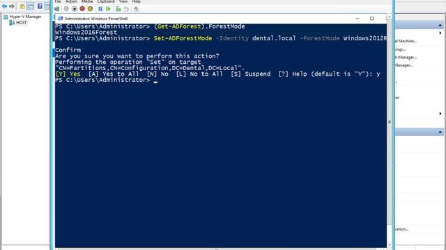 How to roll back forest and domain functional level Windows server 2016 and 2012 R2 смотреть онлайн