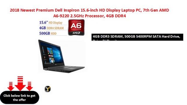 2018 Newest Premium Dell Inspiron 15.6-inch HD Display Laptop PC смотреть онлайн