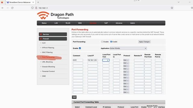 Port forward in Airtel's Dragon Path Router / OLT смотреть онлайн