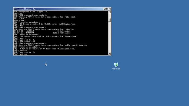 Using FTP Client to connect to FTP Server with console - anonymous windows смотреть онлайн