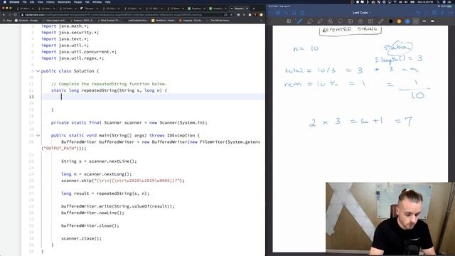HackerRank | Repeated String | Solution Explained (Java) смотреть онлайн