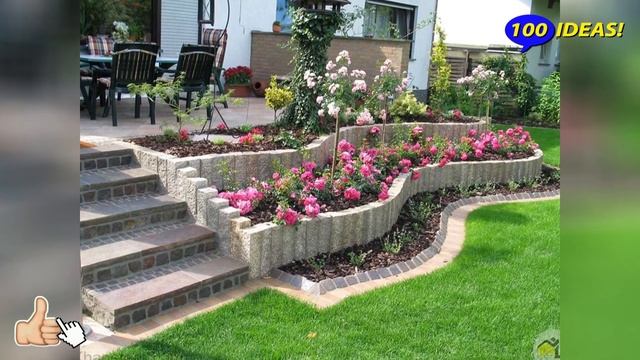Multi - level flower beds in the landscape design of a garden plot ! 50 interesting ideas смотреть онлайн