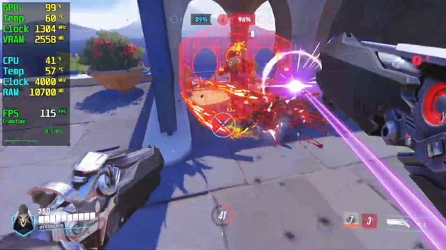 Overwatch 2 GTX 980 - 1080p 900p 720p Ultra, смотреть онлайн
