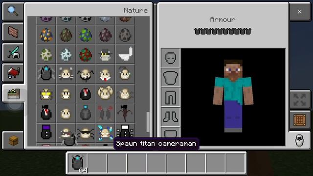 Skibidi Toilet vs Camera Man ADDON in Minecraft PE смотреть онлайн