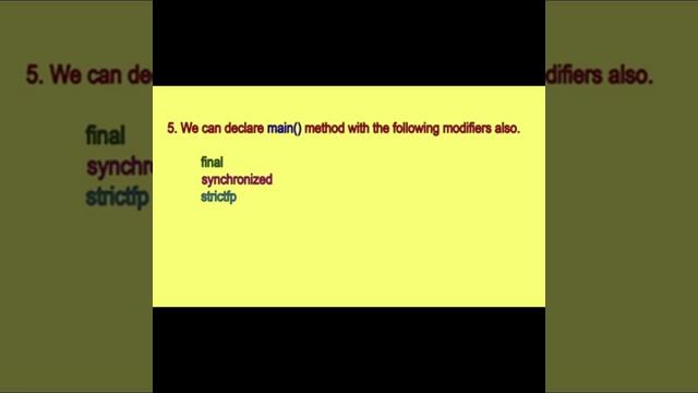 #Java #why public static void main () смотреть онлайн