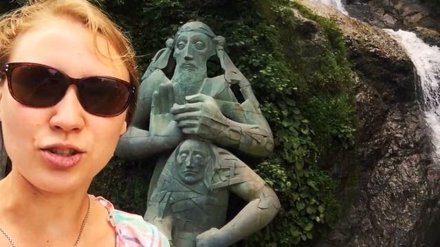 Водопад Андрея Первозванного | ანდრიას ჩანჩქერი | St. Andrew's Waterfall, Kvariati, Georgia смотреть онлайн