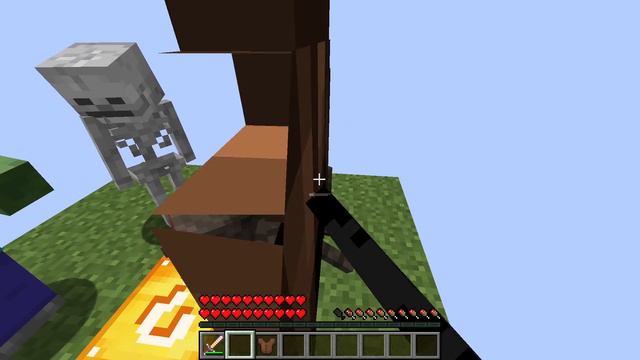 Locked On ONE Lucky Block But We're MOBS With MY CRAZY FAN GIRLS... смотреть онлайн