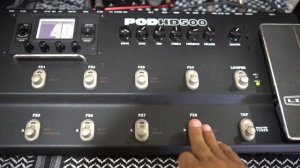 Line 6 POD HD500 Guitar Multi-effects Processor Demo