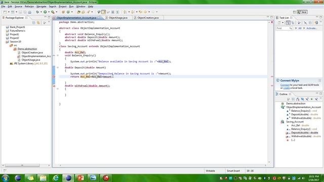 Oop's Concept,Abstraction in Java Programming смотреть онлайн