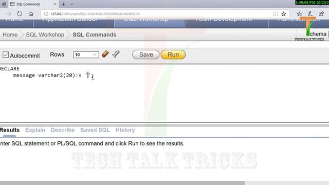 Print "Hello World" example in PL/SQL | Part - 3.1 | in Hindi by Tech Talk Tricks смотреть онлайн