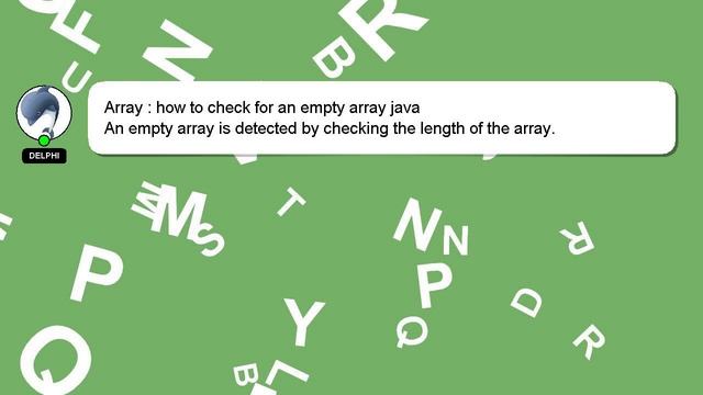 Array : how to check for an empty array java смотреть онлайн