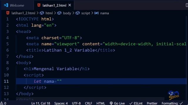 JavaScript 1.3 Variable part 1 смотреть онлайн