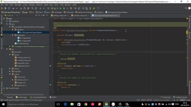 Criando tabs no Android com TabLayout, ViewPager e Fragments - Parte 02 смотреть онлайн