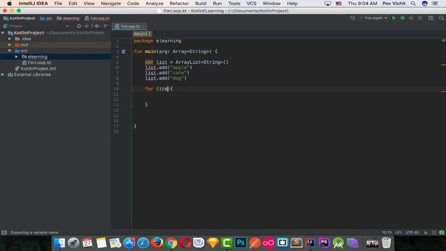 Kotlin For Android - Basic ForLoop in Kotlin. [Part 13] смотреть онлайн