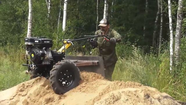 Испытания отвала мотоблока смотреть онлайн