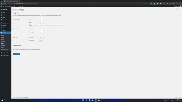 How To Enable/Disable Crop Thumbnail To Exact Dimensions WordPress смотреть онлайн