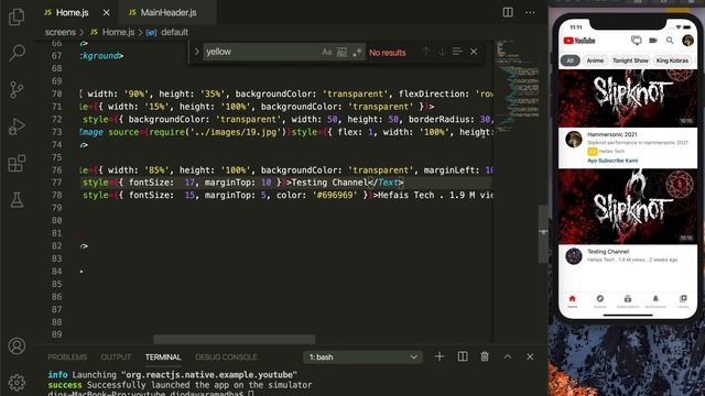 Tutorial React Native - Clone Youtube App (Part 5) смотреть онлайн