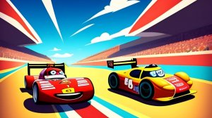 Сказка для детей Гонки Волшебных Колес: Тайна Древних Трасс. Мультики, сказки на ночь