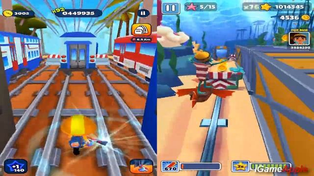 Subway Surfers Underwater 2023 Noel vs Vlad and Nikita Run Gameplay HD смотреть онлайн