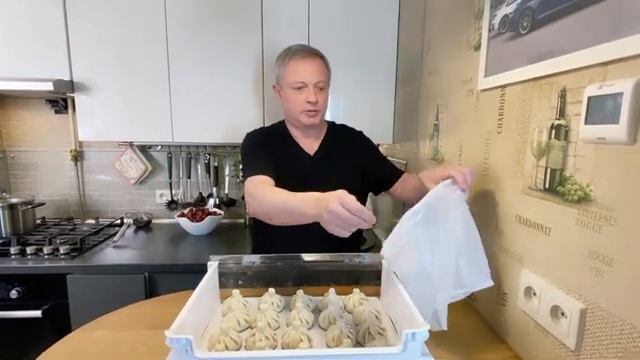 ХИНКАЛИ. СЕКРЕТЫ ТЕСТА, ЗАМОРОЗКА,ВАРКА смотреть онлайн