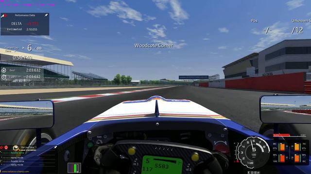 Assetto Corsa (0.7.8) Tatuus Silverstone 2:03:632 смотреть онлайн