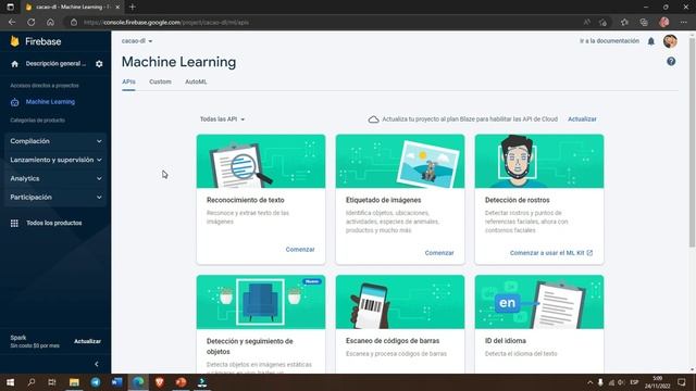 Subiendo un modelo de Machine Learning en la nube usando Firebase смотреть онлайн