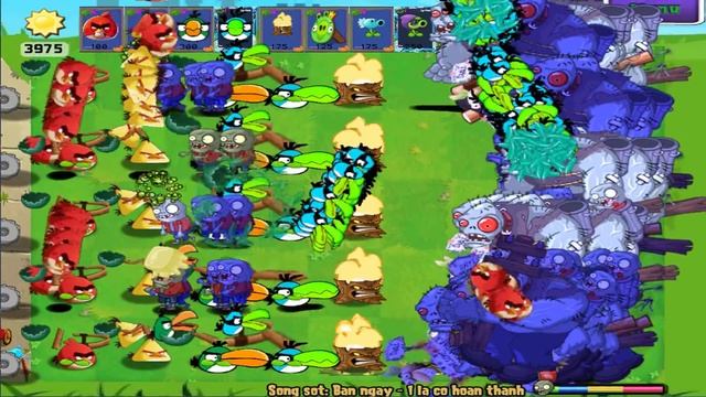 Angry Birds vs Zombies Plants Vs Zombies смотреть онлайн