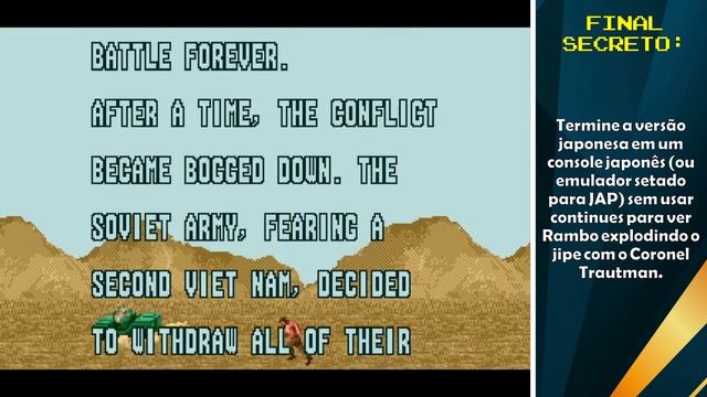 Rambo III / Secret Ending - Rambo Kill Trautman / Mega Drive - Sega Genesis смотреть онлайн