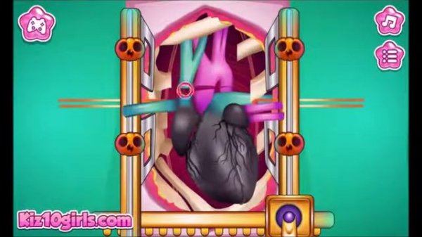 Monster High Heart Surgery - Game Walkthrough  Kiz10girls.com