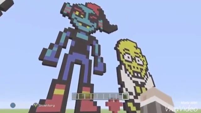 My Minecraft Undertale Pixel Art Part 1 смотреть онлайн